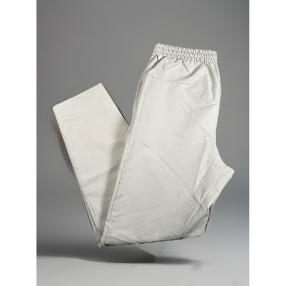 Lululemon New Venture Classic Tapered Fit Pique Trouser Regular Mens M Bone Pant - Picture 1 of 16